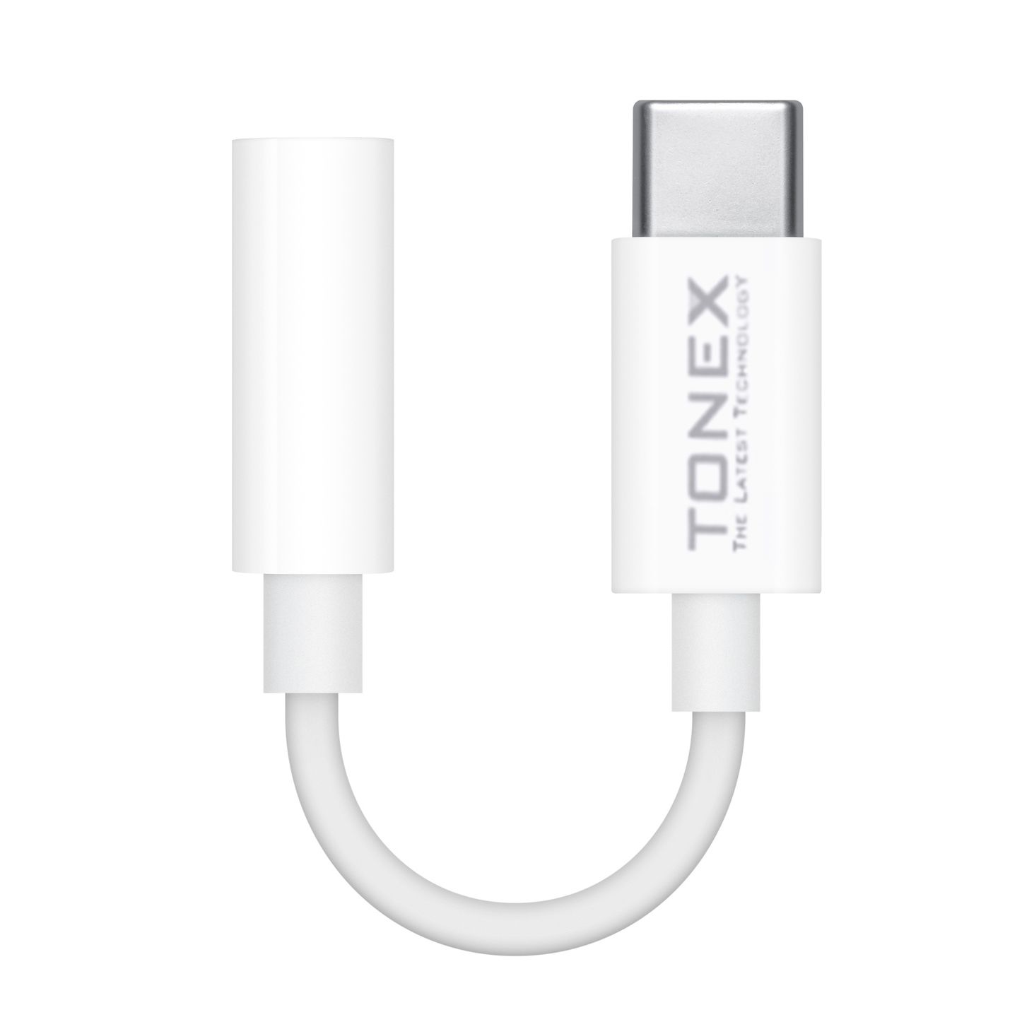 Tonex AX-03 Type-C to 3.5mm Kulaklık Dönüştürücü Kablo Beyaz