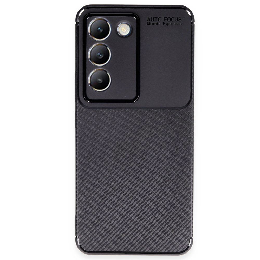 Vivo V30 Lite 4G Kılıf Focus Carbon Silikon Kapak