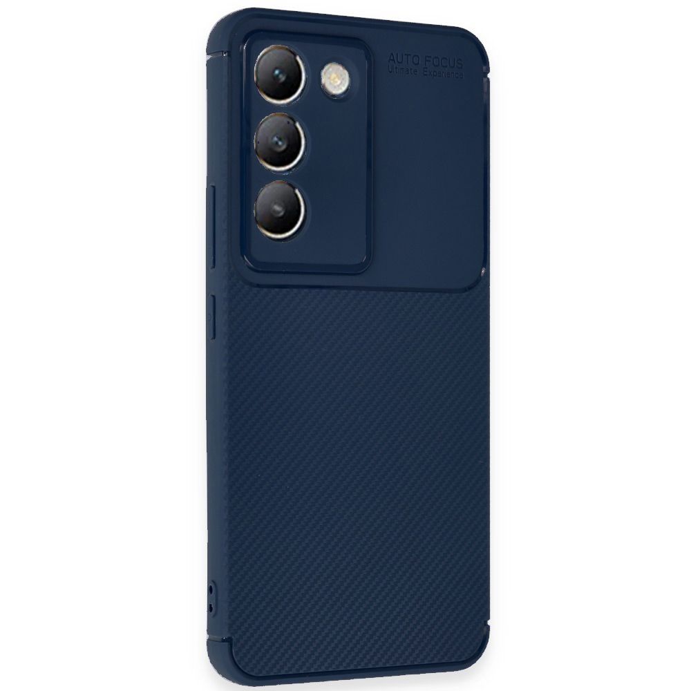 Vivo V30 Lite 4G Kılıf Focus Carbon Silikon Kapak