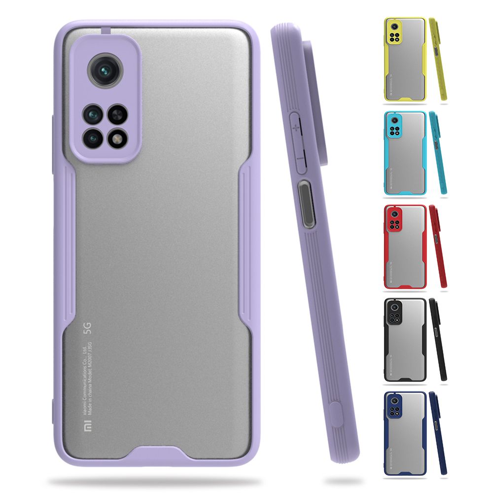 Xiaomi Mi 10T Pro Kılıf Platin Matte Silikon Arka Kapak