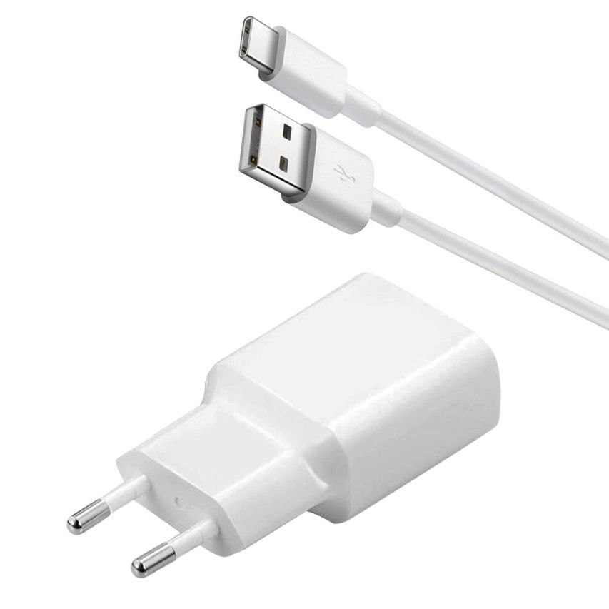 Xiaomi Mi 6 QC3.0 Şarj Aleti ve USB-Type-C Kablo Set Beyaz