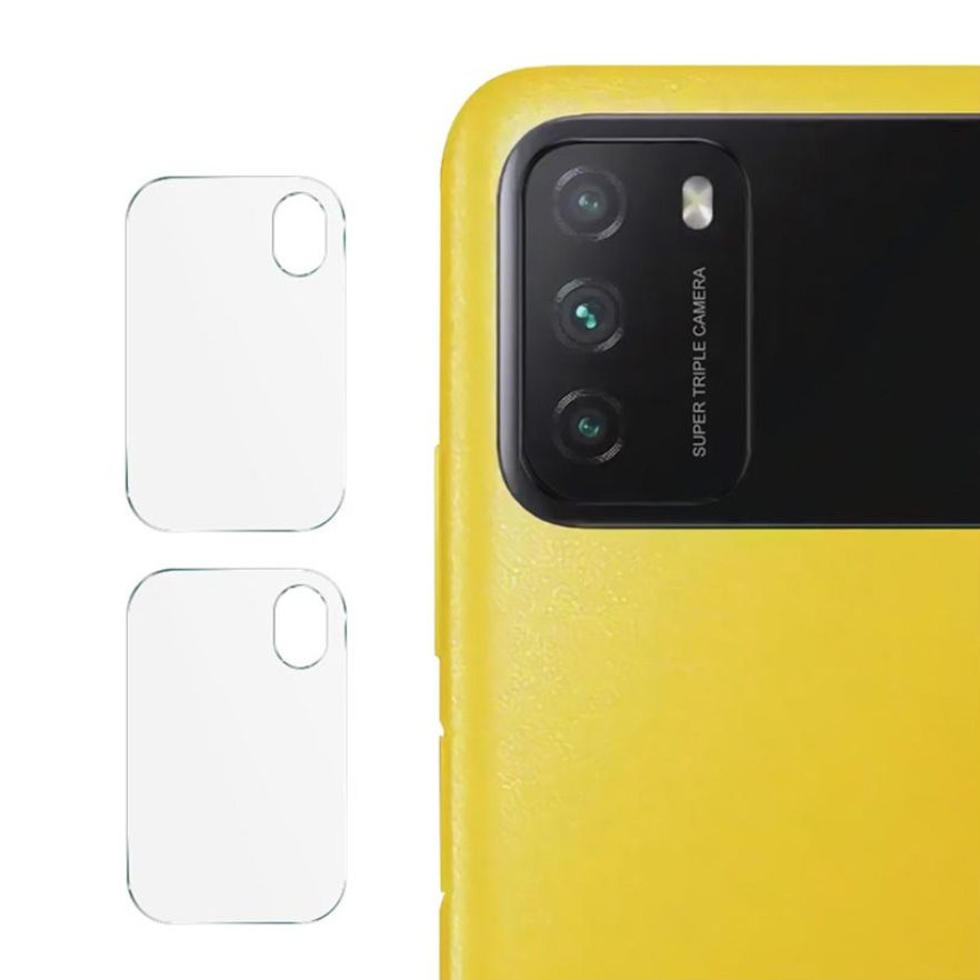 Xiaomi Poco M3 Kamera Lens Koruyucu Nano Cam Şeffaf Tam Kaplama