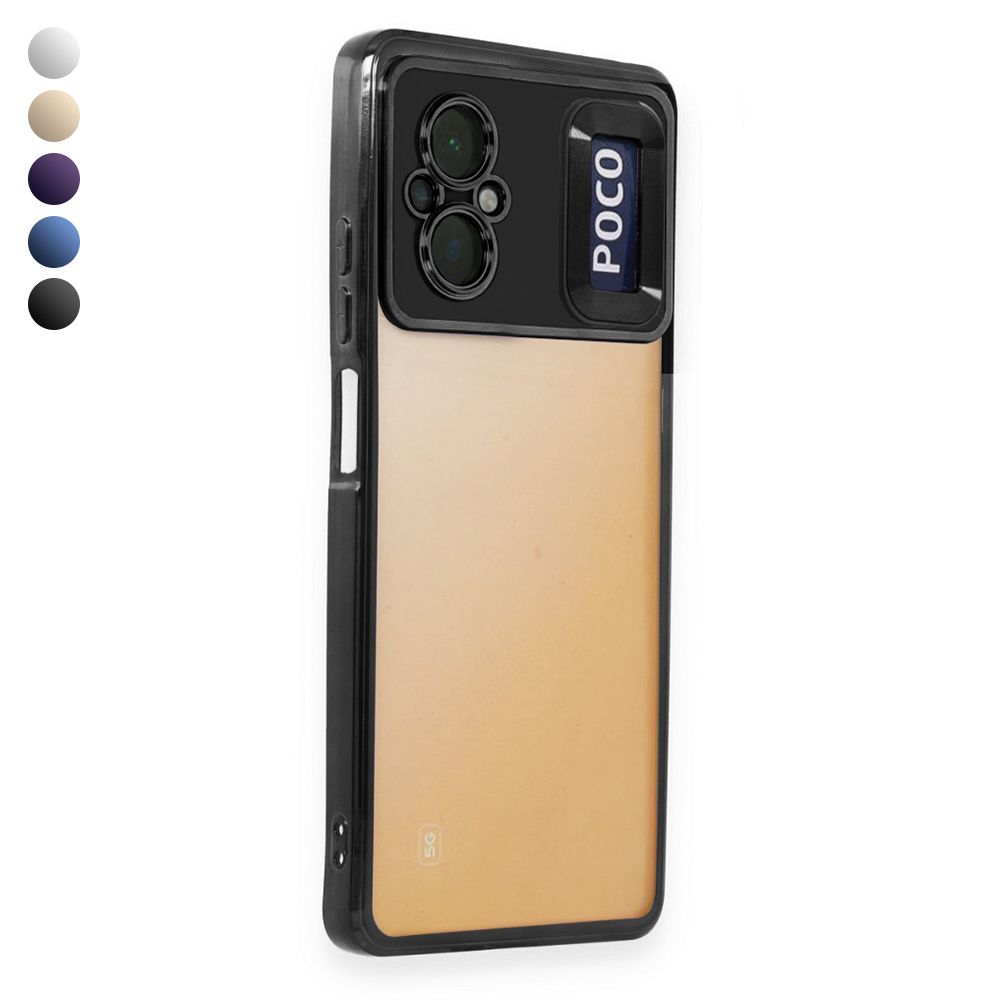 Xiaomi Poco M5 Kılıf Hole Lazer Silikon Kapak