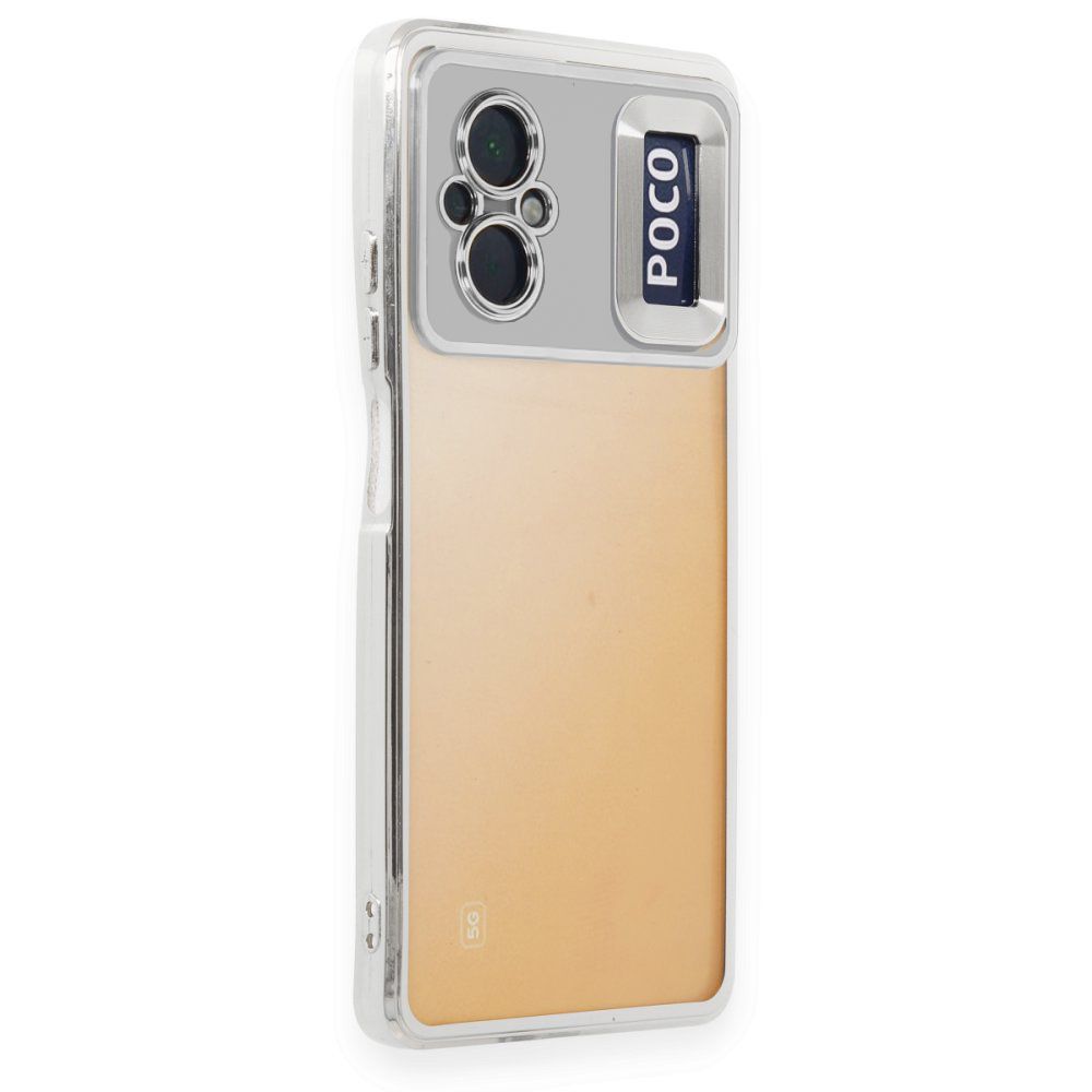 Xiaomi Poco M5 Kılıf Hole Lazer Silikon Kapak