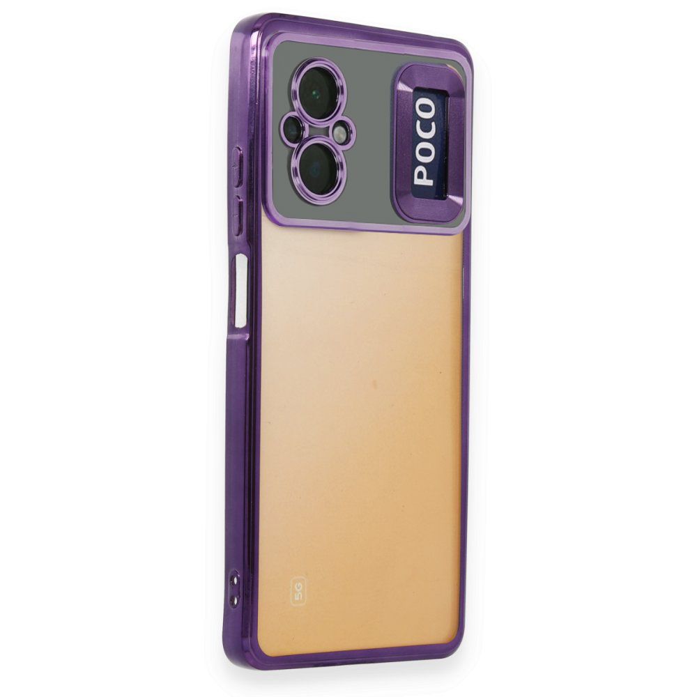 Xiaomi Poco M5 Kılıf Hole Lazer Silikon Kapak