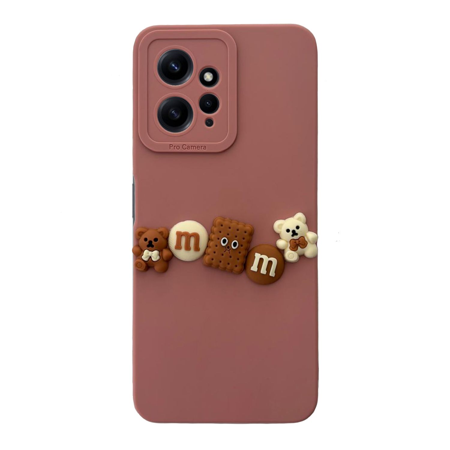 Xiaomi Redmi Note 12 4G Kılıf 3D M Bear Kamera Korumalı Silikon Kapak