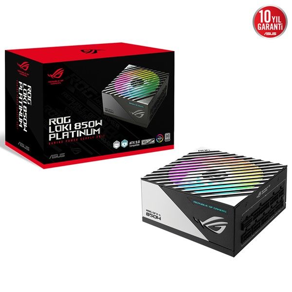  ASUS 850W 80+ PLATINUM ROG LOKI SFX-L PCIE 5.0 TAM MODÜLER POWER SUPPLY #1