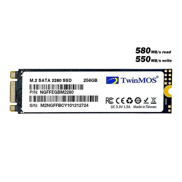  TwinMOS 256GB NGFFEGBM2280 580-550MB/s M2 SATA-3 DİSK #2
