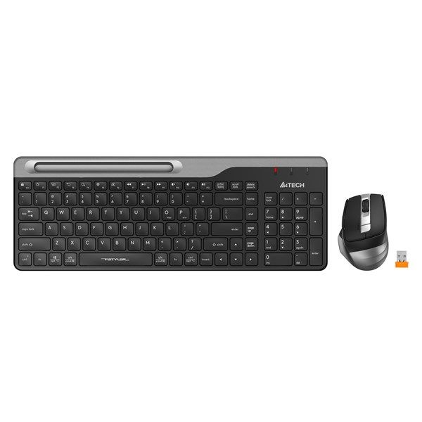 A4 TECH FB2535C Bluetooth Kablosuz Q Trk Optic Mouse Siyah/Gri Multimedya Klavye - Mouse Set #1