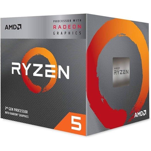 AMD RYZEN 5 3400G 3.7ghz 6MB 4çekirdekli O/B VEGA 11 AM4 65w Kutulu+Fanlı #1