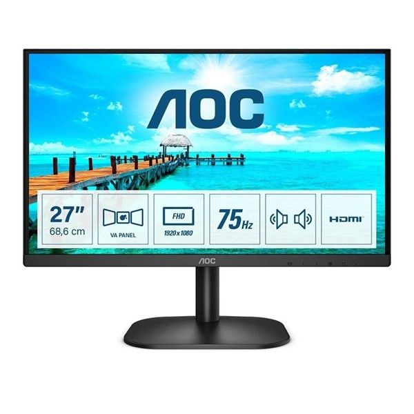 AOC 27' VA 27B2AM 4MS 75Hz HDMI EV Ofis Tipi Monitör (1920 X 1080) #1