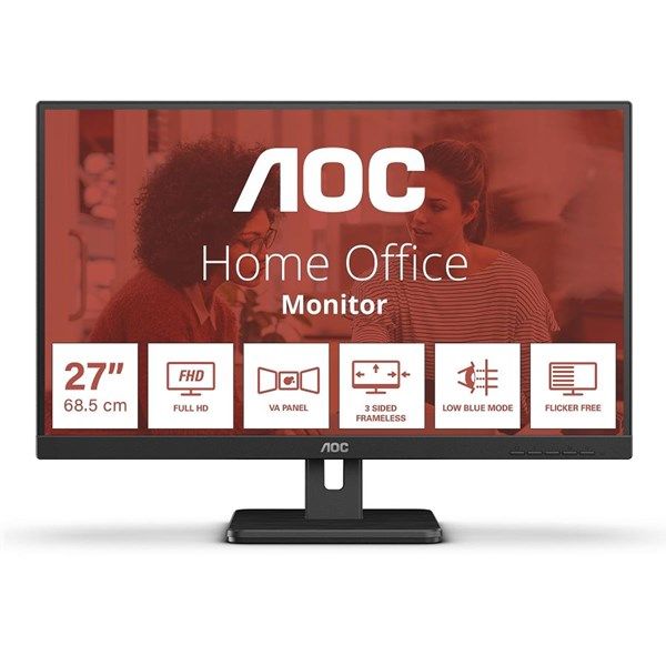 AOC 27' VA 27E3UM/BK 4MS 75HZ HDMI-DP USB EV İŞ MONİTÖRÜ #2