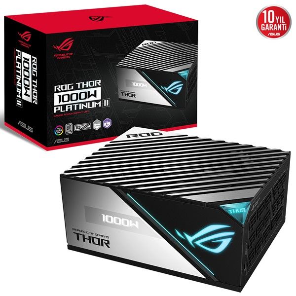 ASUS 1000W 80+ PLATINUM ROG THOR-1000P2-GAMING TAM MODÜLER POWER SUPPLY #1