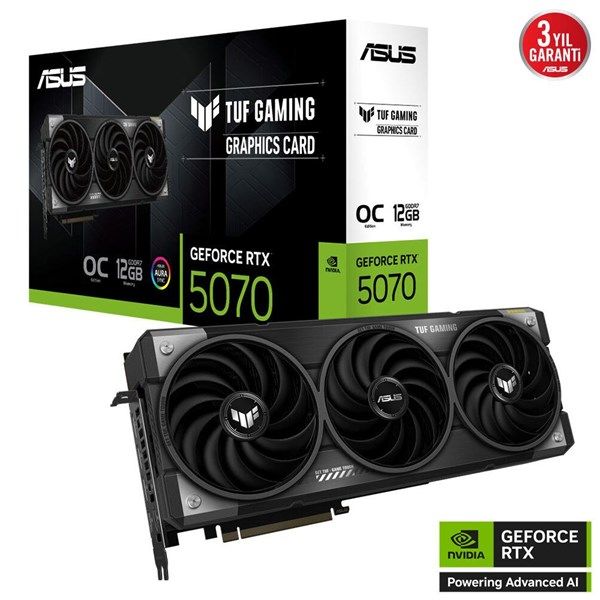ASUS 12GB TUF GAMING RTX5070-O12G GDDR7 192bit HDMI DP PCIe 5.0 #1