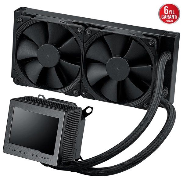 ASUS 240MM ROG RYUJIN III 240 OLED 3.5' LCD EKRANLI NOCTUA FANLI SIVI SOĞUTMALI İŞLEMCİ FANI #1