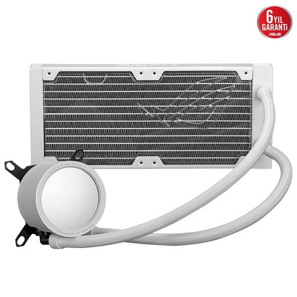 ASUS 240MM ROG RYUO III ARGB ANIME MATRIX LED EKRAN AM5-1700P SIVI SOĞUTMALI İŞLEMCİ FANI BEYAZ #3