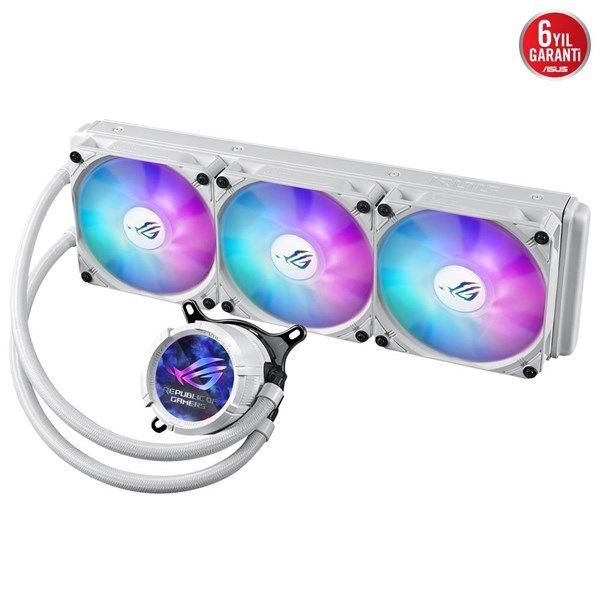ASUS 360MM ROG STRIX III 360 ARGB AM5-1700P SIVI SOĞUTMALI İŞLEMCİ FANI BEYAZ #3
