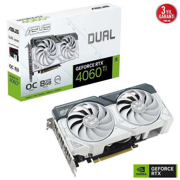 ASUS 8GB DUAL RTX4060TI-O8G WHITE GDDR6 128bit PCIE 4.0 #2