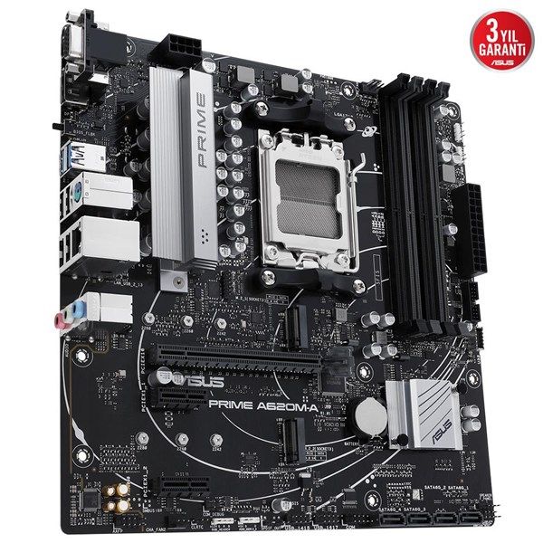 ASUS PRIME A620M-A-CSM DDR5 HDMI-DP PCIE 4.0 AM5 MATX KURUMSAL ANAKART #3