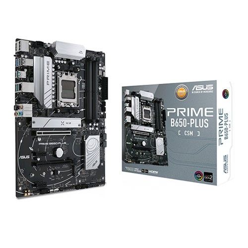 ASUS PRIME B650-PLUS-CSM DDR5 HDMI-DP PCIE 4.0 AM5 ATX KURUMSAL ANAKART #1