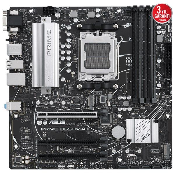 ASUS PRIME B650M-A II-CSM DDR5 HDMI-DP PCIE 4.0 AM5 mATX KURUMSAL ANAKART #2
