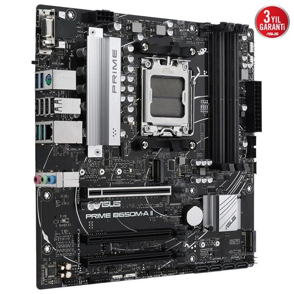 ASUS PRIME B650M-A II-CSM DDR5 HDMI-DP PCIE 4.0 AM5 mATX KURUMSAL ANAKART #3