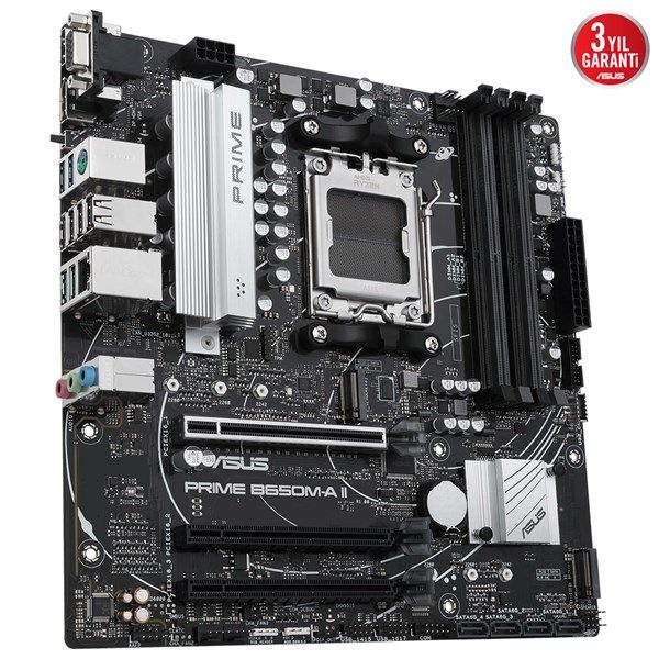 ASUS PRIME B650M-A II-CSM DDR5 HDMI-DP PCIE 4.0 AM5 mATX KURUMSAL ANAKART #4