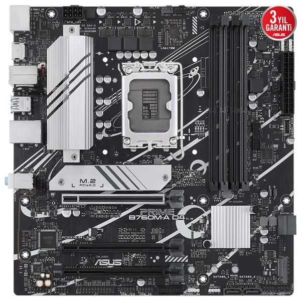 ASUS PRIME B760M-A DDR4 HDMI DP PCIe 16X v4.0 1700p mATX #2