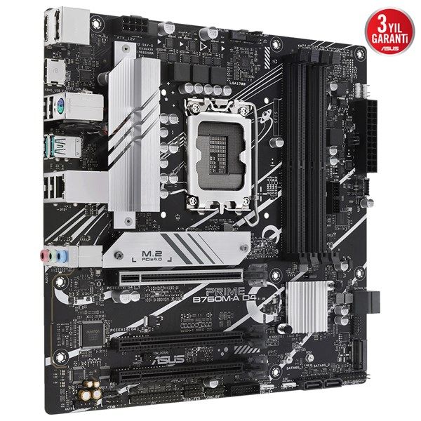 ASUS PRIME B760M-A DDR4 HDMI DP PCIe 16X v4.0 1700p mATX #3