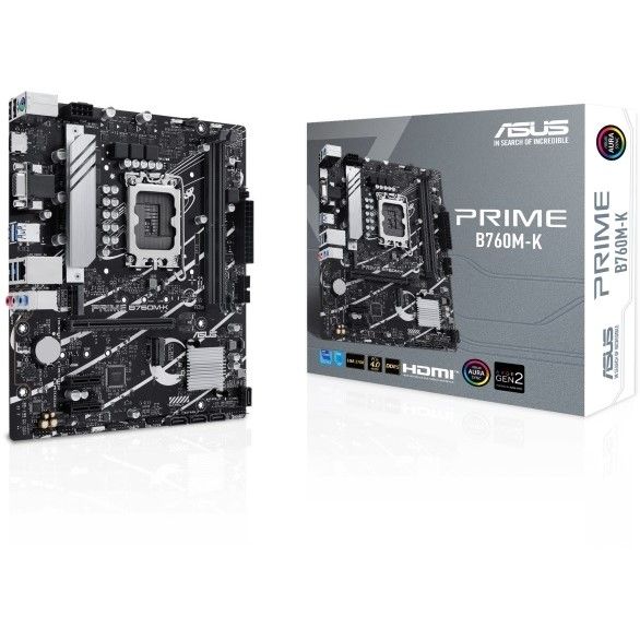 ASUS PRIME B760M-K DDR5 HDMI DP PCIe 16X v4.0 1700p mATX #1