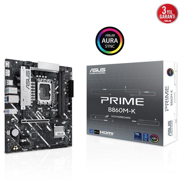 ASUS PRIME B860M-K DDR5 HDMI DP PCIE 5.0 1851p mATX #1