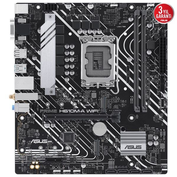 ASUS PRIME H610M-A WIFI DDR5 HDMI DP PCIe 16X v4.0 1700p mATX	 #2