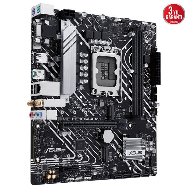 ASUS PRIME H610M-A WIFI DDR5 HDMI DP PCIe 16X v4.0 1700p mATX	 #3