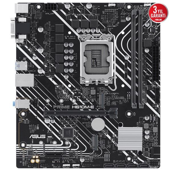ASUS PRIME H610M-E-CSM DDR5 HDMI-DP PCIE 4.0 1700P MATX KURUMSAL ANAKART #2