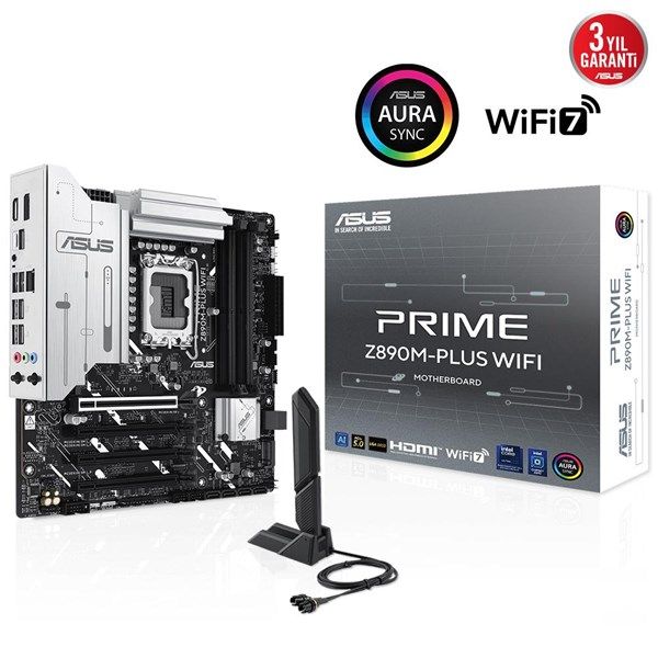 ASUS PRIME Z890M-PLUS WIFI-7 DDR5 HDMI DP PCIE 5.0 1851p mATX #1