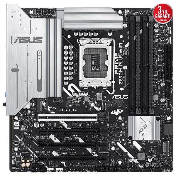 ASUS PRIME Z890M-PLUS WIFI-7 DDR5 HDMI DP PCIE 5.0 1851p mATX #2