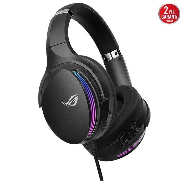 Asus Rog Fusıon Iı 500 Oyuncu Kulaklığı Aı Mıc 7.7 Gerçekçi Ses Hi-Res Ess 9280 Quad Dac 3.5 Mm Usb-C (Pc Mac Ps4 Ps5 Swıtch Xbo #4