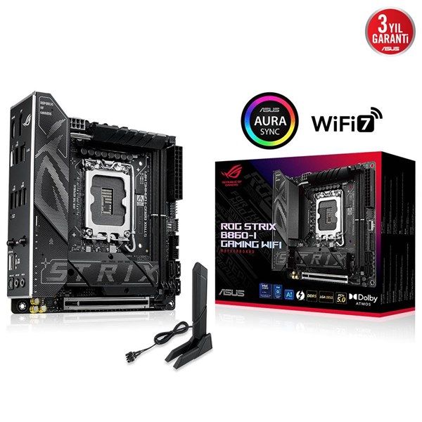 ASUS ROG STRIX B860-I GAMING WIFI7 DDR5 HDMI-DP THUNDERBOLT4 PCIE 5.0 1851P mITX #1
