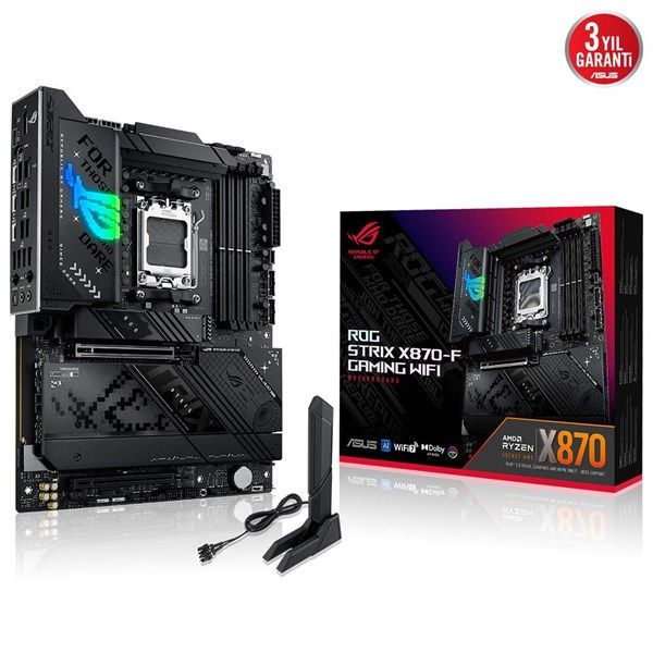 ASUS ROG STRIX X870-F GAMING WIFI-7 DDR5 HDMI DP PCIE 5.0 AM5 ATX	 #1