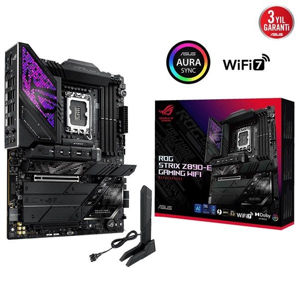 ASUS ROG STRIX Z890-E GAMING WIFI-7 DDR5 THUNDERBOLT-HDMI DP PCIE 5.0 1851p ATX #1