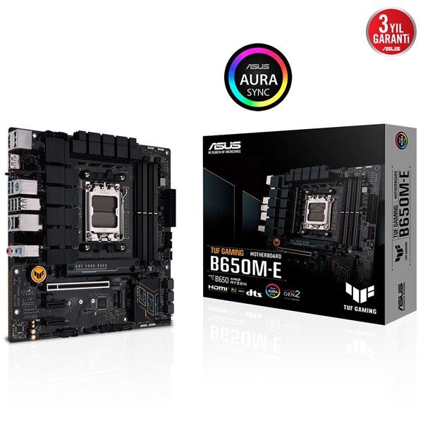 ASUS TUF B650M-E GAMING DDR5 HDMI DP PCIe 16X v4.0 AM5 mATX #1