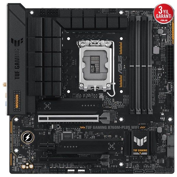 ASUS TUF GAMING B760M-PLUS WIFI II DDR5 HDMI-DP PCIE 4.0 1700P MATX #2