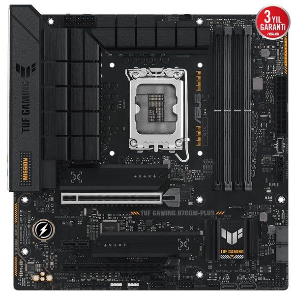 ASUS TUF GAMING B760M-PLUS II DDR5 HDMI-DP PCIE 1700P MATX #2