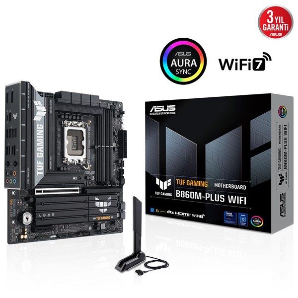 ASUS TUF GAMING B860M-PLUS WIFI7 DDR5 HDMI-DP PCIE 5.0 1851p mATX #1