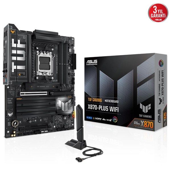 ASUS TUF GAMING X870-PLUS WIFI-7 DDR5 HDMI DP PCIE 5.0 AM5 ATX	 #1