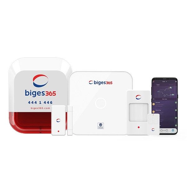 Biges Bgs365-Bk-N-W Kablosuz Harici Siren Iot Smart 4G Alarm Seti + 1Yıl İzleme #1
