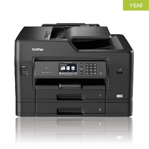 BROTHER A3/A4 Renkli MFC-J3930DW Inkjet Yazıcı Tarayıcı Fotokopi Fax 35/27sayfa Dublex USB 2.0,Kablosuz #1