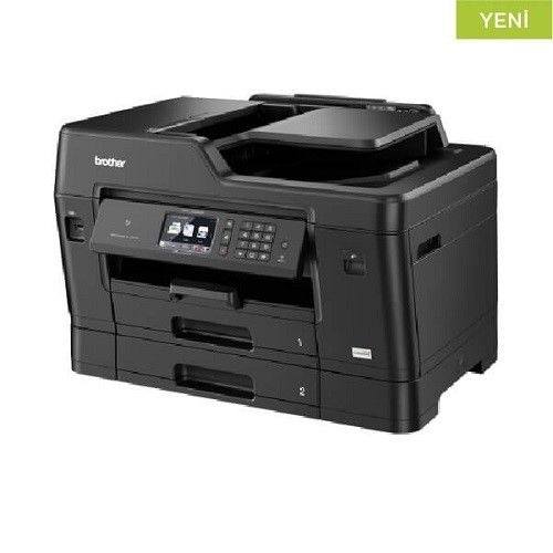 BROTHER A3/A4 Renkli MFC-J3930DW Inkjet Yazıcı Tarayıcı Fotokopi Fax 35/27sayfa Dublex USB 2.0,Kablosuz #3