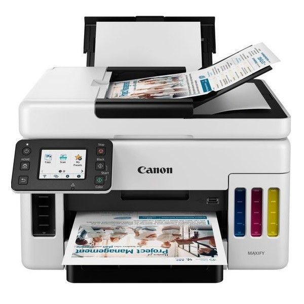 CANON A4 Renkli MAXIFY GX6040 Yazıcı Tarayıcı Fotokopi USB 2.0,Ethernet,Kablosuz Tanklı #1