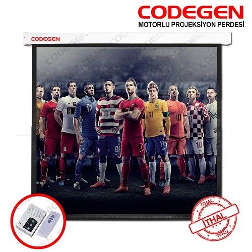 CODEGEN EX18 180x180 Motorlu Projeksiyon Perdesi #1